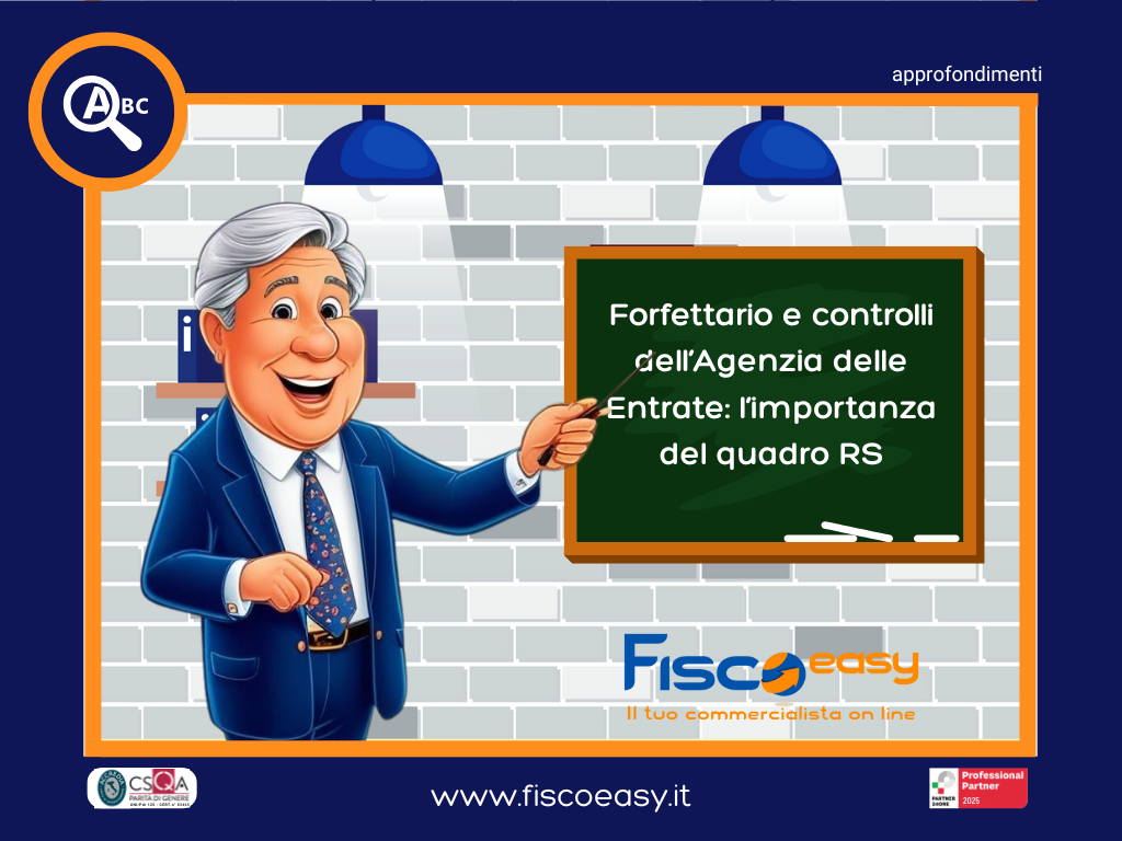 Forfettario e controlli dell’Agenzia delle Entrate l’importanza del quadro RS